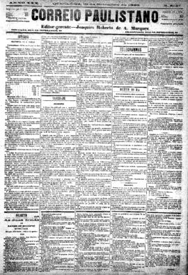 Correio paulistano [jornal], [s/n]. São Paulo-SP, 19 set. 1883.