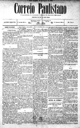 Correio paulistano [jornal], [s/n]. São Paulo-SP, 20 ago. 1881.