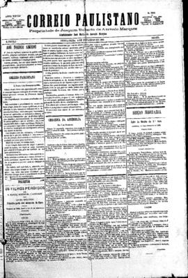 Correio paulistano [jornal], [s/n]. São Paulo-SP, 04 fev. 1881.