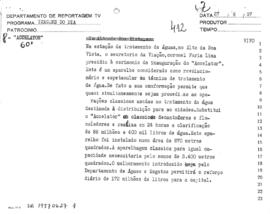 TV Tupi [emissora]. Semana em Revista [programa]. Roteiro [televisivo], 27 jun. 1957.