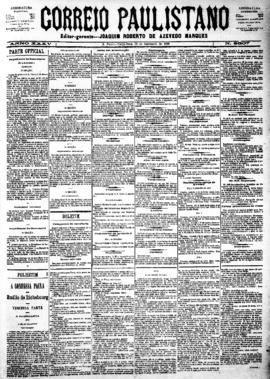 Correio paulistano [jornal], [s/n]. São Paulo-SP, 11 set. 1888.