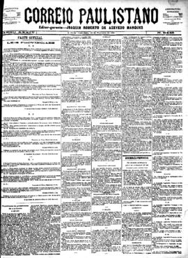 Correio paulistano [jornal], [s/n]. São Paulo-SP, 24 fev. 1888.