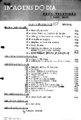 TV Tupi [emissora]. Diário de São Paulo na T.V. [programa]. Roteiro [televisivo], 17 abr. 1961.