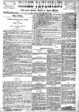 Correio paulistano [jornal], [s/n]. São Paulo-SP, 28 set. 1886.