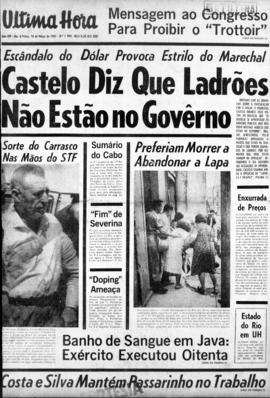 Última Hora [jornal]. Rio de Janeiro-RJ, 10 mar. 1967 [ed. matutina].