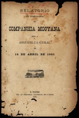 Relatório…, [nº 036], 2º sem. 1890. Criador(a): Companhia Mogiana de Estradas de Ferro. São Paulo...