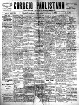 Correio paulistano [jornal], [s/n]. São Paulo-SP, 24 jun. 1892.