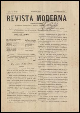 Revista moderna [jornal], a. 1, n. 6. São Paulo-SP, out. 1893.