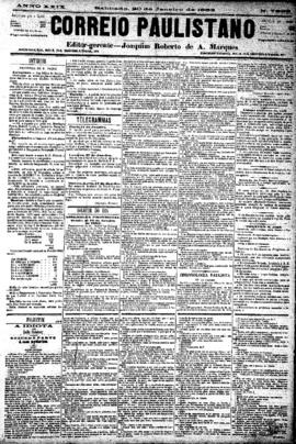 Correio paulistano [jornal], [s/n]. São Paulo-SP, 20 jan. 1883.