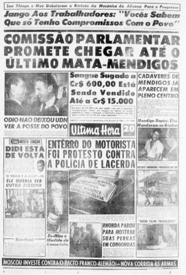 Última Hora [jornal]. Rio de Janeiro-RJ, 06 fev. 1963 [ed. vespertina].