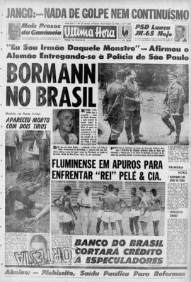 Última Hora [jornal]. Rio de Janeiro-RJ, 20 mar. 1964 [ed. matutina].