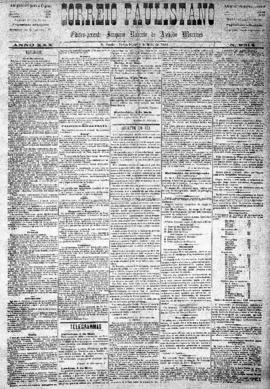 Correio paulistano [jornal], [s/n]. São Paulo-SP, 06 mai. 1884.