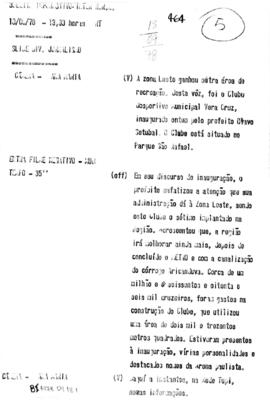 TV Tupi [emissora]. Boletim Informativo [programa]. Roteiro [televisivo], 18 set. 1978.
