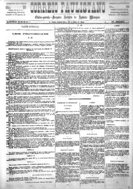 Correio paulistano [jornal], [s/n]. São Paulo-SP, 20 mai. 1886.