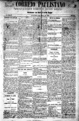 Correio paulistano [jornal], [s/n]. São Paulo-SP, 22 mar. 1880.