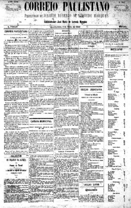 Correio paulistano [jornal], [s/n]. São Paulo-SP, 05 mai. 1880.