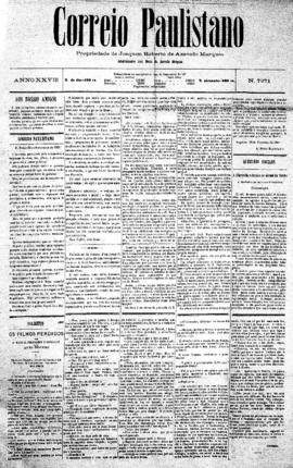 Correio paulistano [jornal], [s/n]. São Paulo-SP, 25 fev. 1881.