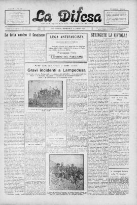 La Difesa [jornal], a. 4, n. 172. São Paulo-SP, 03 jul. 1927.