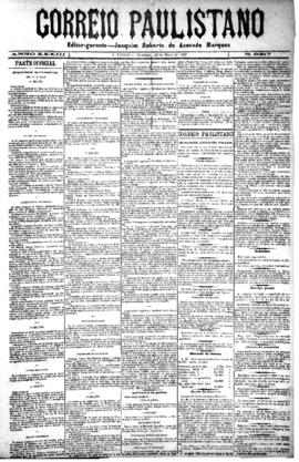 Correio paulistano [jornal], [s/n]. São Paulo-SP, 22 mai. 1887.