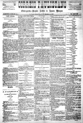 Correio paulistano [jornal], [s/n]. São Paulo-SP, 11 set. 1885.