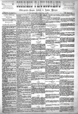 Correio paulistano [jornal], [s/n]. São Paulo-SP, 24 mar. 1886.