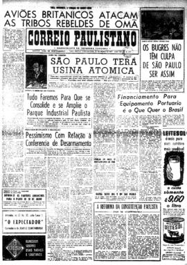 Correio paulistano [jornal], [s/n]. São Paulo-SP, 25 jul. 1957.