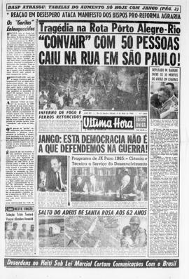 Última Hora [jornal]. Rio de Janeiro-RJ, 04 mai. 1963 [ed. vespertina].