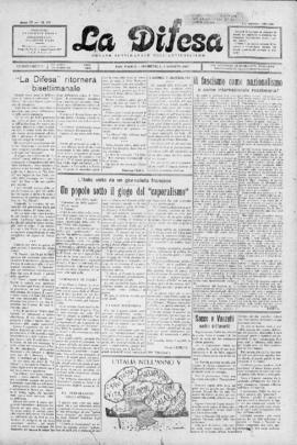 La Difesa [jornal], a. 4, n. 177. São Paulo-SP, 07 ago. 1927.