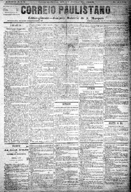 Correio paulistano [jornal], [s/n]. São Paulo-SP, 25 jul. 1883.