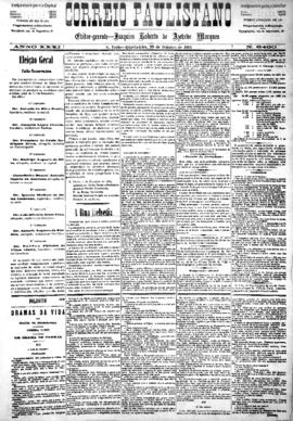 Correio paulistano [jornal], [s/n]. São Paulo-SP, 29 out. 1884.