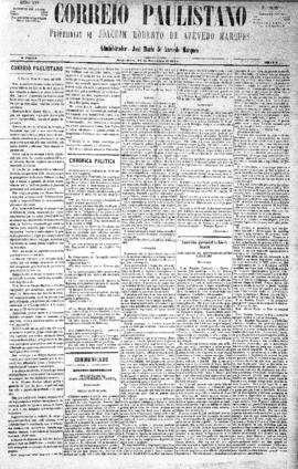 Correio paulistano [jornal], [s/n]. São Paulo-SP, 22 nov. 1878.