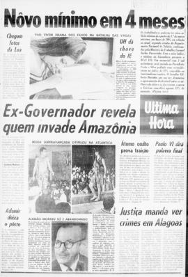 Última Hora [jornal]. Rio de Janeiro-RJ, 10 nov. 1967 [ed. vespertina].