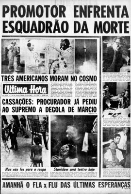 Última Hora [jornal]. Rio de Janeiro-RJ, 12 out. 1968 [ed. vespertina].