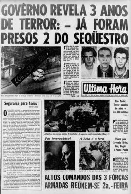 Última Hora [jornal]. Rio de Janeiro-RJ, 13 set. 1969 [ed. vespertina].