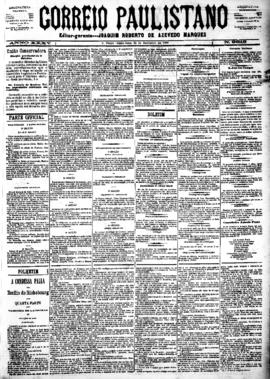 Correio paulistano [jornal], [s/n]. São Paulo-SP, 21 set. 1888.