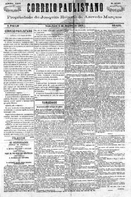 Correio paulistano [jornal], [s/n]. São Paulo-SP, 04 jan. 1878.