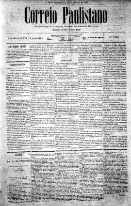 Correio paulistano [jornal], [s/n]. São Paulo-SP, 24 mar. 1881.