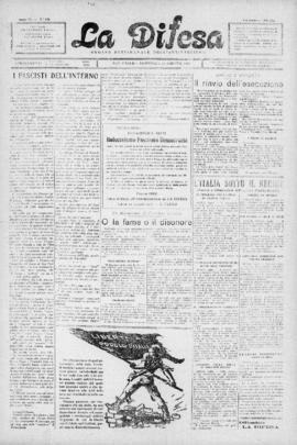 La Difesa [jornal], a. 4, n. 178. São Paulo-SP, 14 ago. 1927.