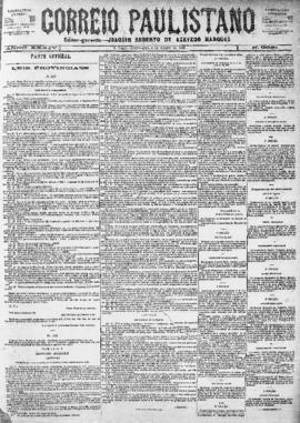 Correio paulistano [jornal], [s/n]. São Paulo-SP, 09 ago. 1888.