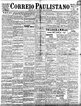 Correio paulistano [jornal], [s/n]. São Paulo-SP, 25 mai. 1910.