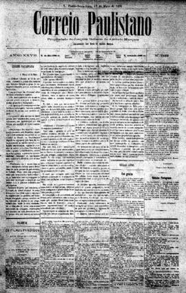 Correio paulistano [jornal], [s/n]. São Paulo-SP, 13 mai. 1881.