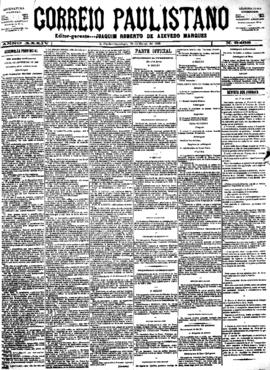 Correio paulistano [jornal], [s/n]. São Paulo-SP, 18 mar. 1888.