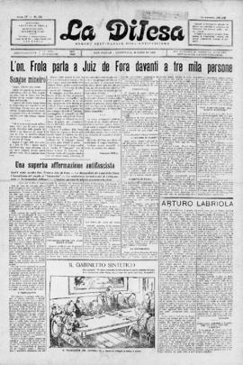 La Difesa [jornal], a. 4, n. 176. São Paulo-SP, 31 jul. 1927.