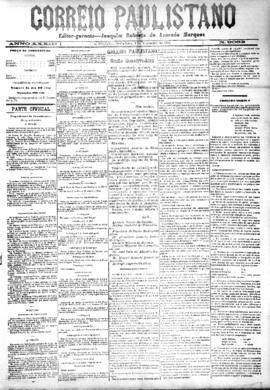 Correio paulistano [jornal], [s/n]. São Paulo-SP, 03 dez. 1886.