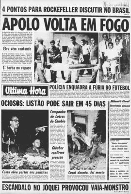 Última Hora [jornal]. Rio de Janeiro-RJ, 26 mai. 1969 [ed. vespertina].