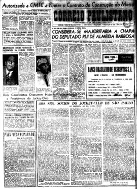 Correio paulistano [jornal], [s/n]. São Paulo-SP, 12 mar. 1957.