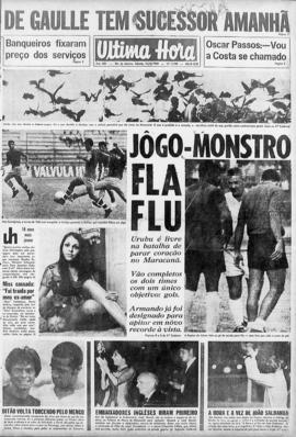 Última Hora [jornal]. Rio de Janeiro-RJ, 14 jun. 1969 [ed. vespertina].