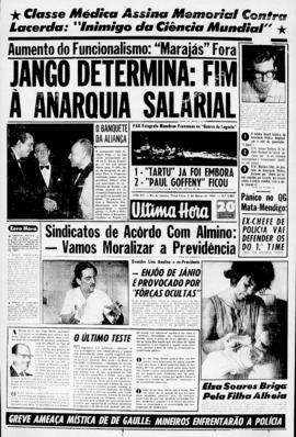 Última Hora [jornal]. Rio de Janeiro-RJ, 05 mar. 1963 [ed. vespertina].