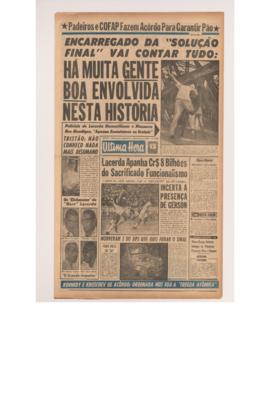Última Hora [jornal]. Rio de Janeiro-RJ, 28 jan. 1963 [ed. regular].