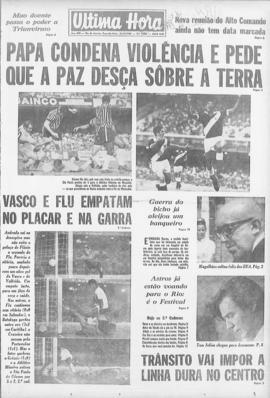 Última Hora [jornal]. Rio de Janeiro-RJ, 22 set. 1969 [ed. extra, 1].